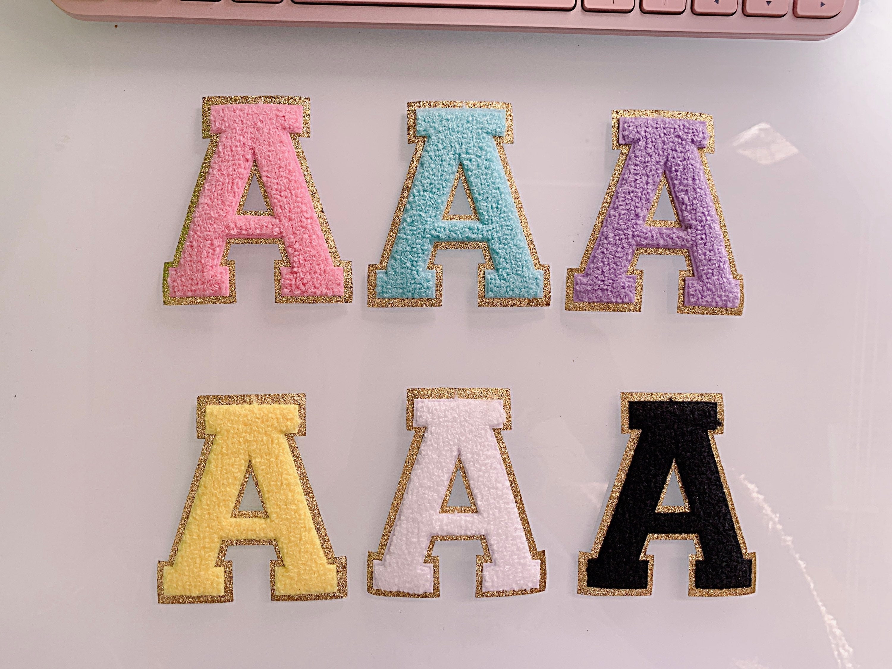 2.15 Inch Chenille Letters - Chenille Letters