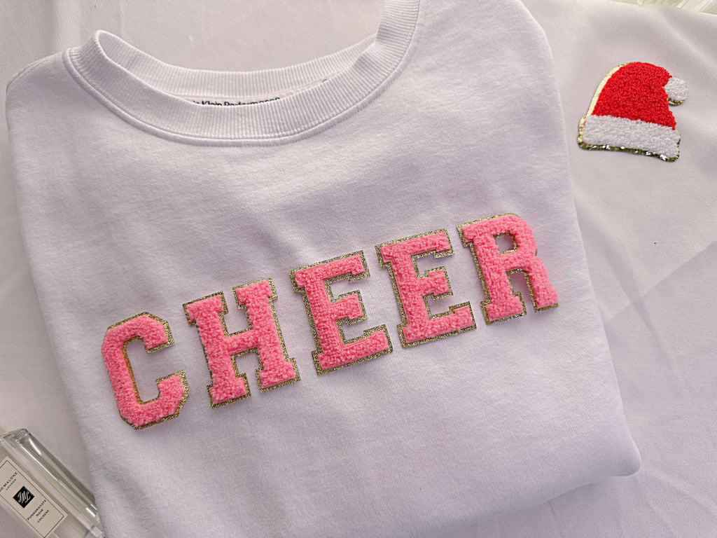 2.35 inch Hot Pink Chenille Letter Patch: Iron On patch, DIY Clothes