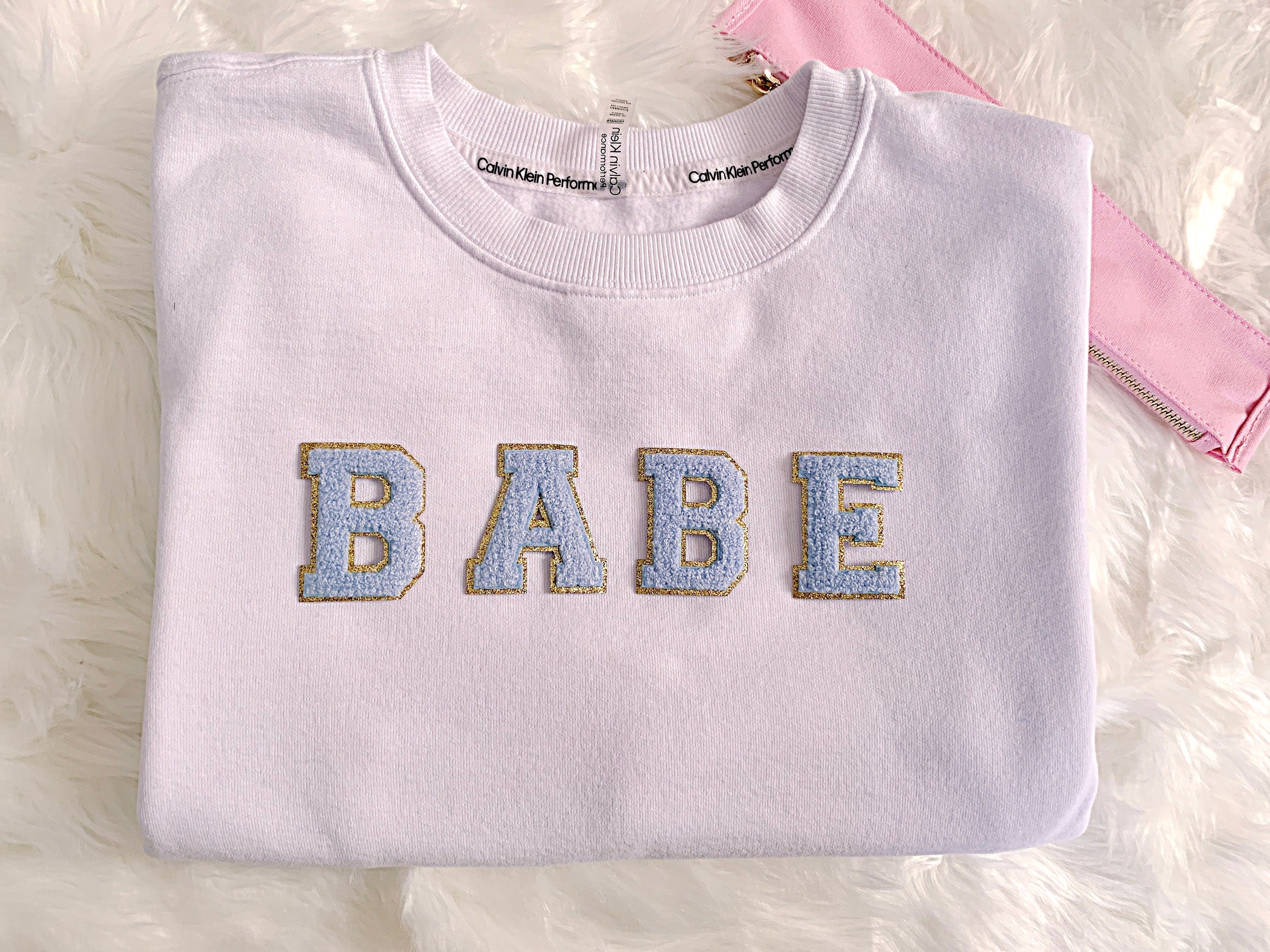 2.35 Inch Chenille Letter Patch: Iron On, Customize Sweatshirts