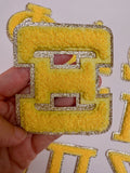 3 Inch Chenille Greek Letter Patch: Iron On Sorority Gift