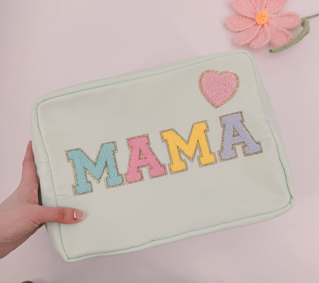 2.35 Inch Chenille Letter Patch: Iron on patch, Glitter patch, DIY Supply