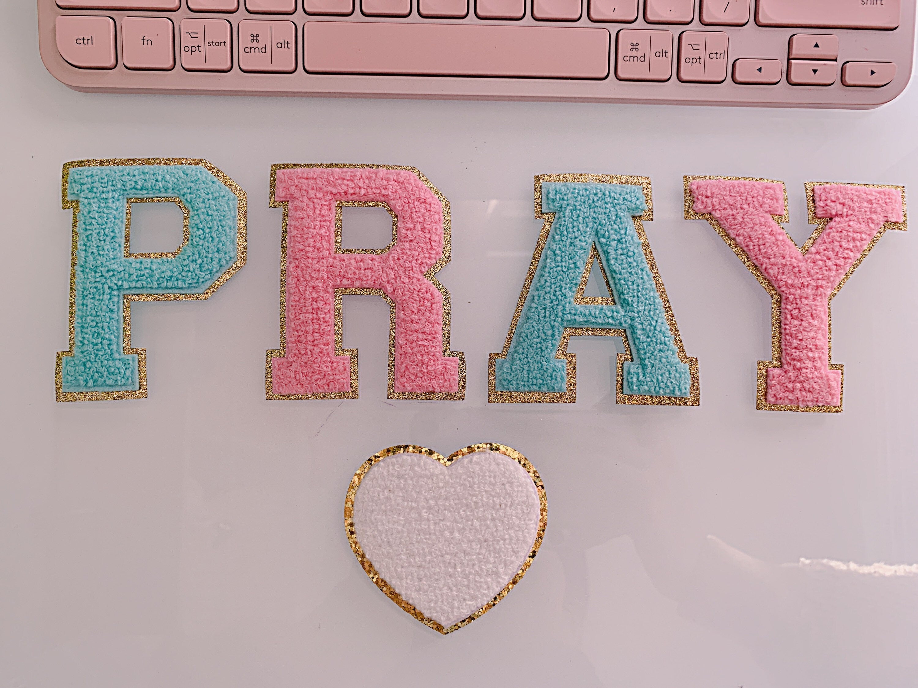 3 Inch Iron-On Chenille Letter Patch