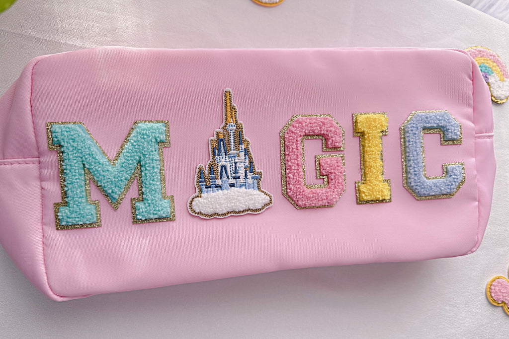 Chenille Letter Stickers: 2.15" Self-Adhesive Patch