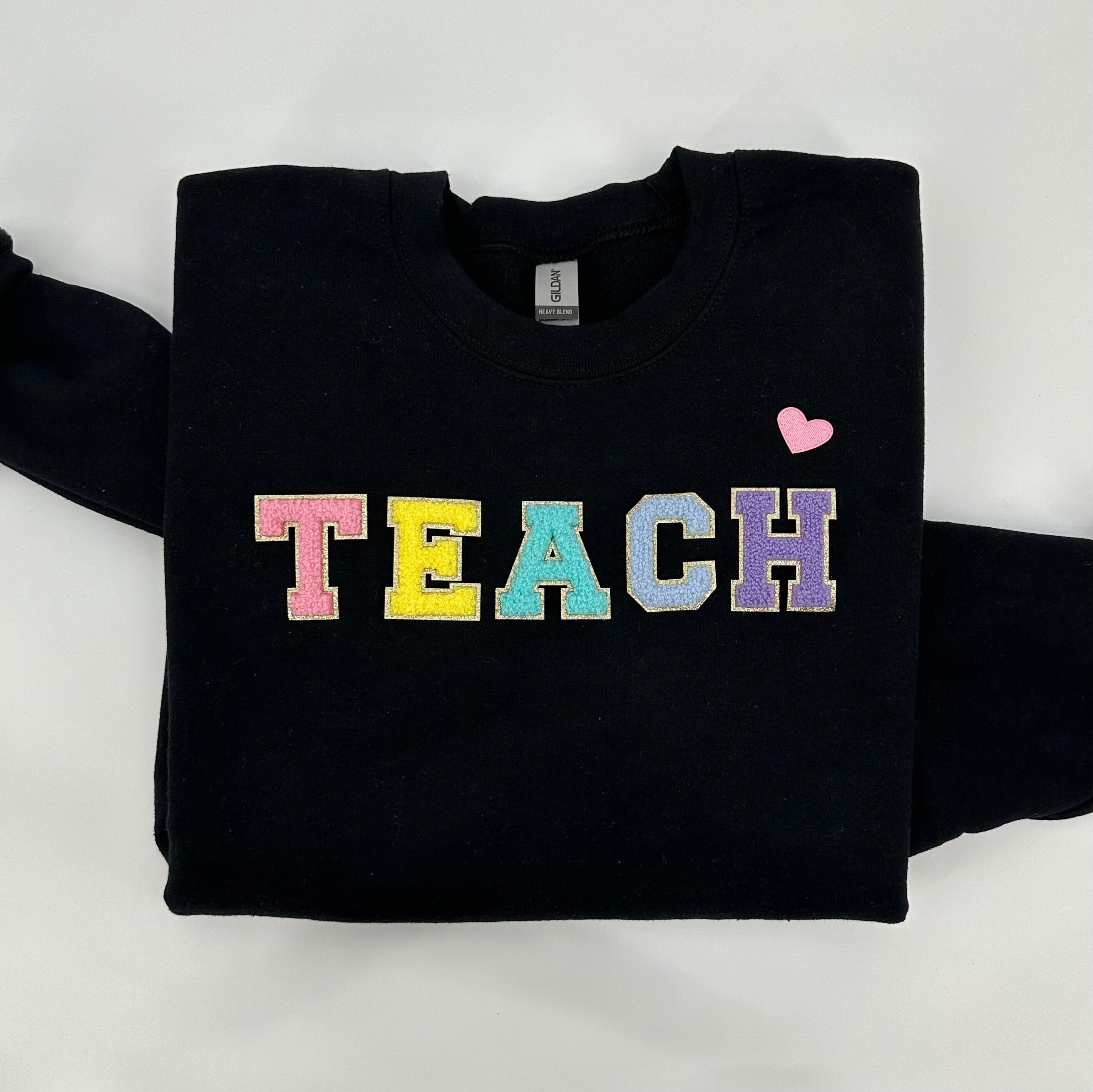 Chenille Letter Patch: 2.36" Iron On Applique