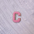 2.35 Inch Chenille Letter Patch: Iron on patch, Glitter patch, DIY Supply