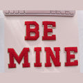 Chenille iron-on patch, 2.35 inch