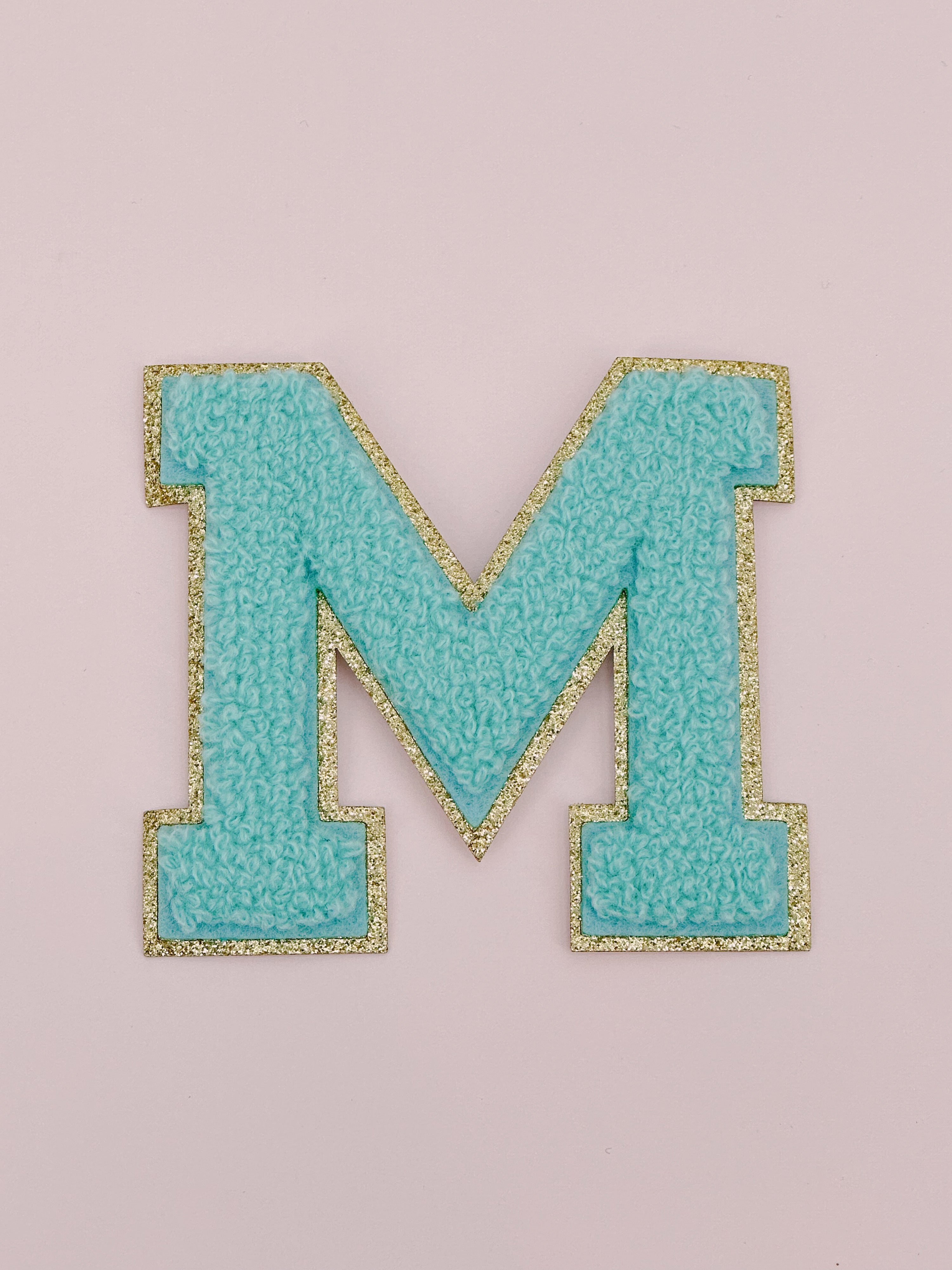 3 Inch Iron-On Chenille Letter Patch