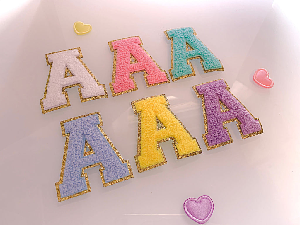 2.35 Inch Chenille Letter Patch: Iron On, Customize Sweatshirts