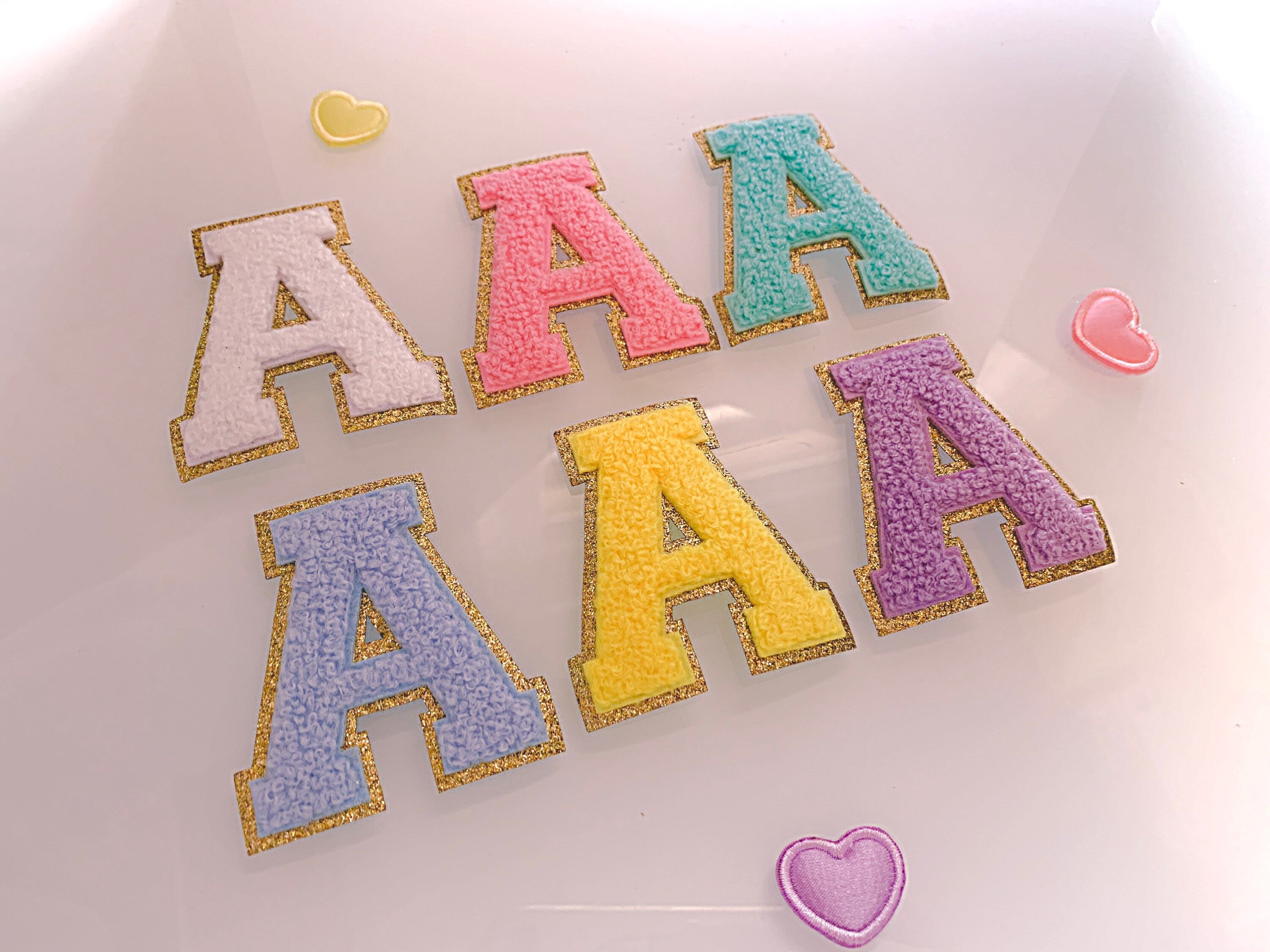 2.35 Inch Chenille Letter Patch: Iron On, Customize Sweatshirts