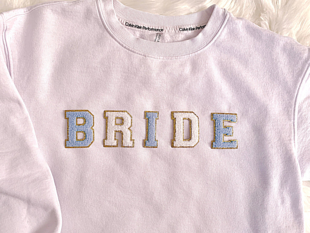 2.35 Inch Chenille Letter Patch: Iron On, Customize Sweatshirts