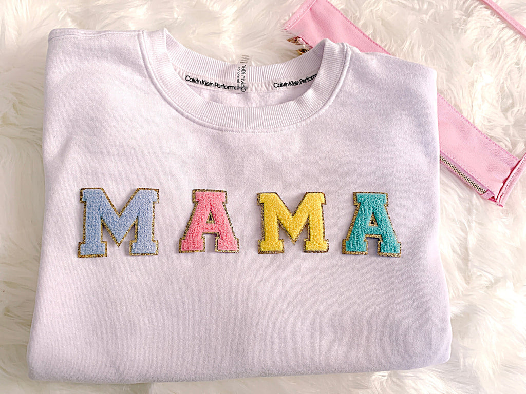 2.35 Inch Chenille Letter Patch: Iron On, Customize Sweatshirts