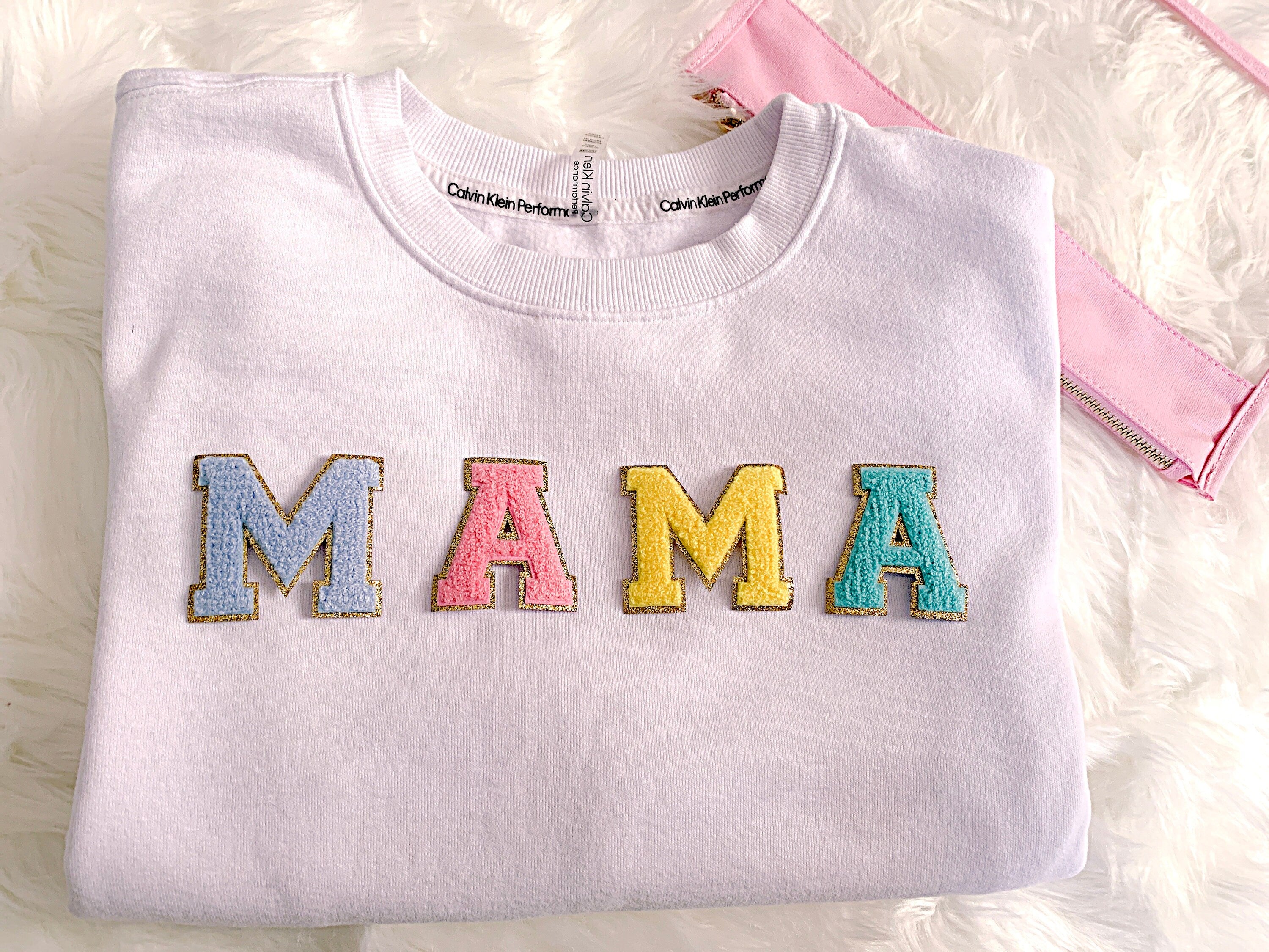 2.35 Inch Chenille Letter Patch: Iron On, Customize Sweatshirts