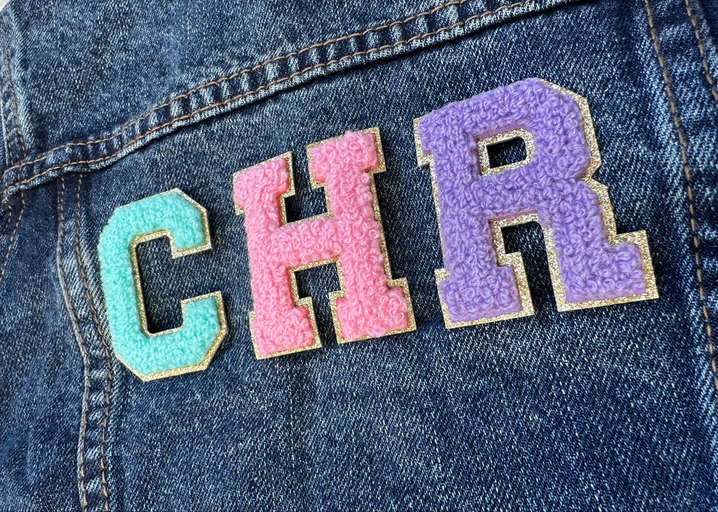 chenille letters