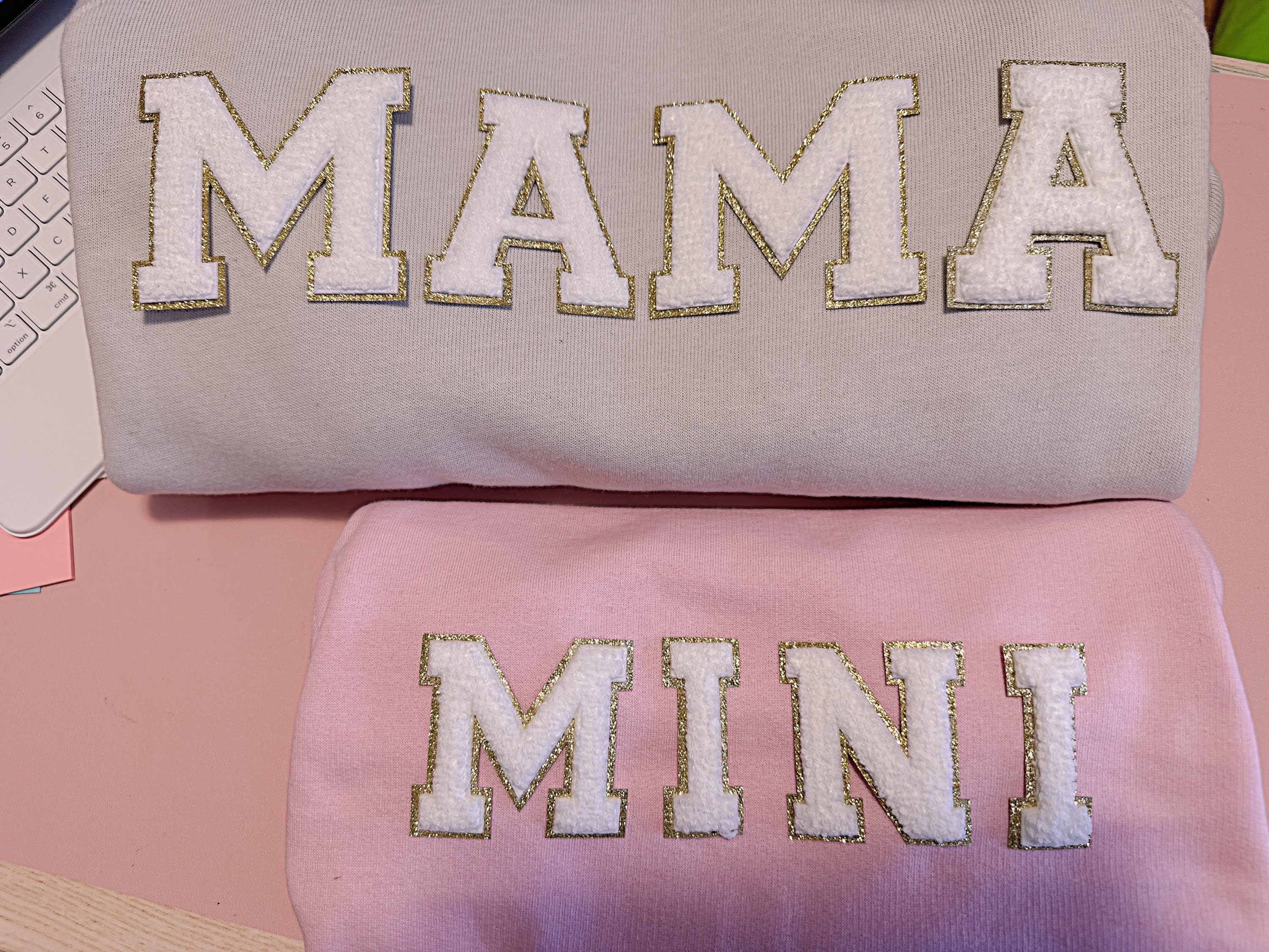 Chenille Letter Patch: 2.15" Iron On DIY Embroidery