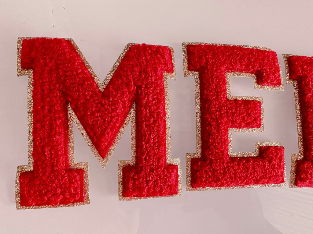 3 Inch Chenille Letter Patch - ChenilleLetters.com