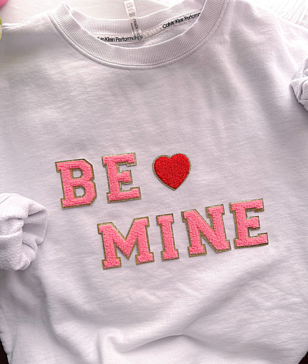 2.35 inch Hot Pink Chenille Letter Patch: Iron On patch, DIY Clothes